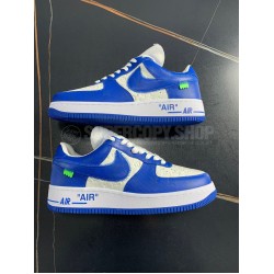 Louis Vuitton × Nike Air Force 1 Low by Virgil Abloh "White & Team Royal Blue" ルイ・ヴィトン × ナイキ エアフォース1 ロー バイ ヴァージル・アブロー "ホワイト & チームロイヤルブルー" 1A9VAO