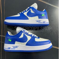 Louis Vuitton × Nike Air Force 1 Low by Virgil Abloh "White & Team Royal Blue" ルイ・ヴィトン × ナイキ エアフォース1 ロー バイ ヴァージル・アブロー "ホワイト & チームロイヤルブルー" 1A9VAO