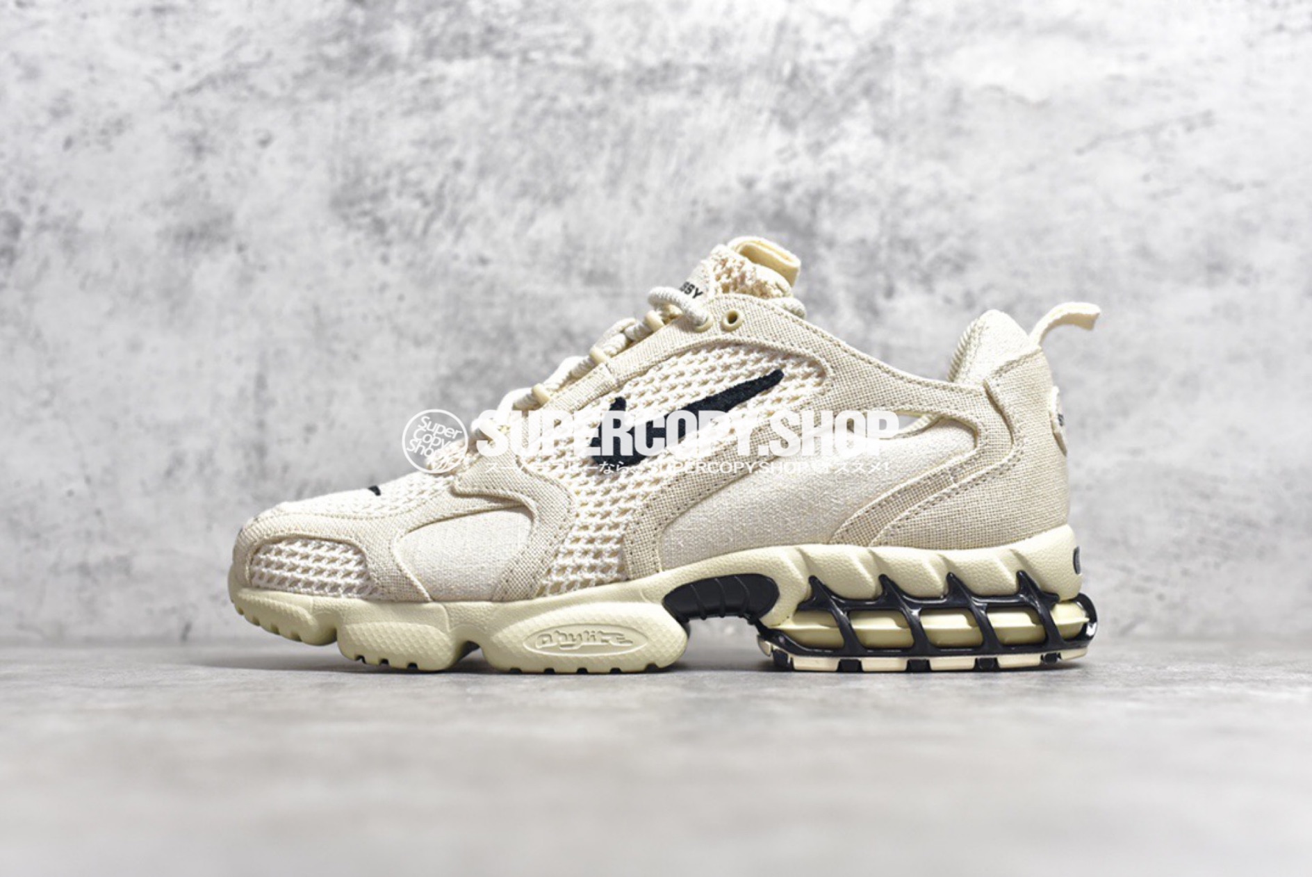 STUSSY × NIKE AIR ZOOM SPIRIDON CAGED 